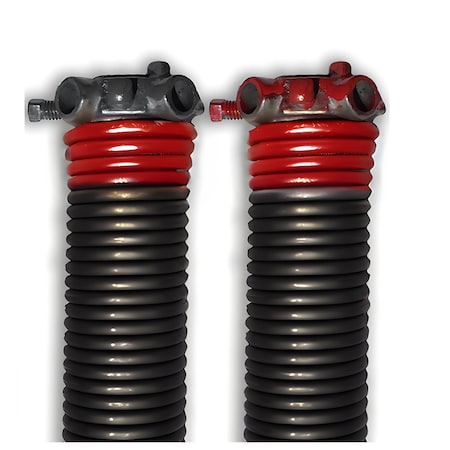 Dura-Lift Garage Torsions Spring 0.225x2in.x27in. with Black E-Coat Spring, Both Left and Right Spring DLTR227EB